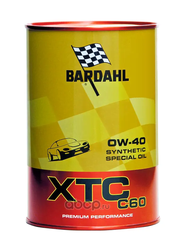Синтетическое моторное масло Bardahl XTC C60 0W-40 1 л