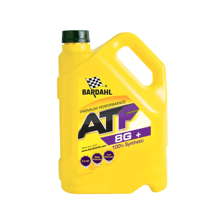 Синтетическое трансмиссионное масло Bardahl (Бардаль) ATF 8G+ 5 литров, арт. 34973-0