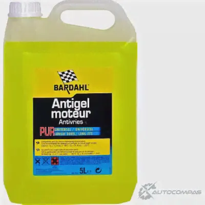 Антифриз желтый концентрат BARDAHL Concentrate, 5 л BARDAHL 7113 1436734315 EOSB0TJ D L3JU