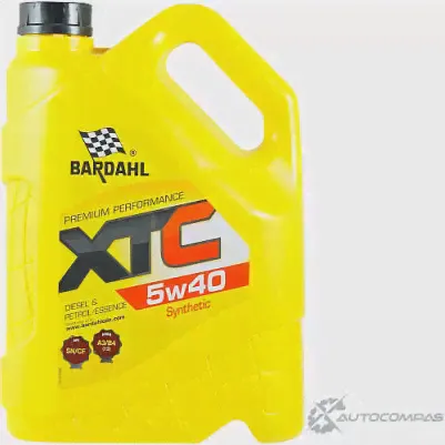Моторное масло синтетическое XTC 5W-40, 5 л BARDAHL 36163 1CJ8 H 1436734385