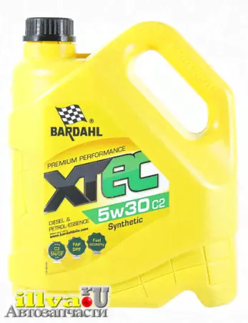 Моторное масло BARDAHL синтетическое 5W-30 XTEC C2 SN/CF 4 л