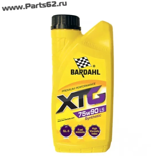 33051 BARDAHL Трансмиссионное синтетическое масло XTG 75W-90 LS, 1 л.