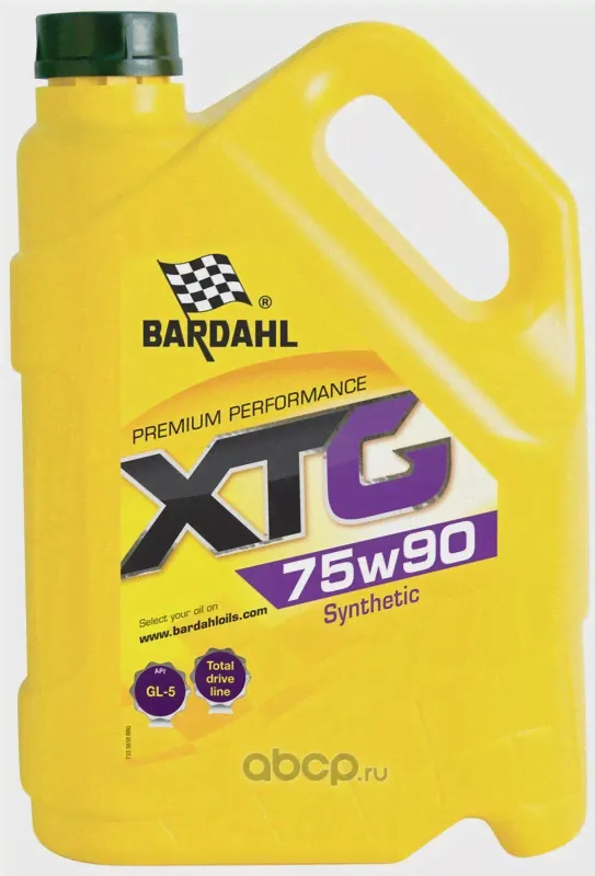 Трансмиссионное масло Bardahl XTG 75W-90 (5 л.) 36383