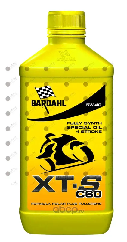 Bardahl масло моторное синтетическое 4T XTS C60 5W-40-0