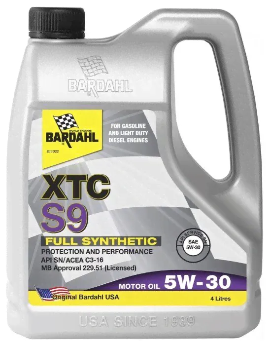 Моторное масло Bardahl XTC S9 5W-30 4 л-1