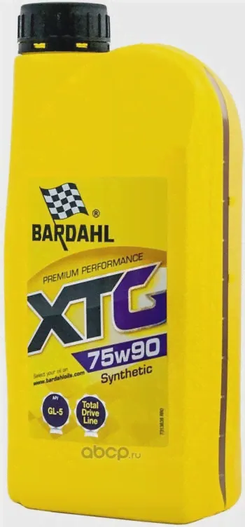 Масло трансмиссионное Bardahl XTG 75W90 синтетическое 1 л-0