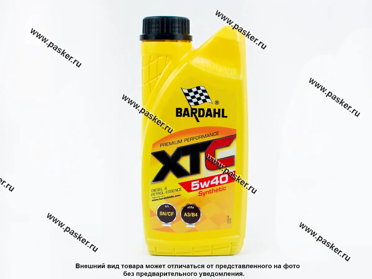 Масло BARDAHL 5W40 XTC API SN/CF ACEA A3/B4 1л син-0