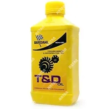 BARDAHL 80w90 gl4/5 t&d oil 1l синт. трансмисионное масло 421140