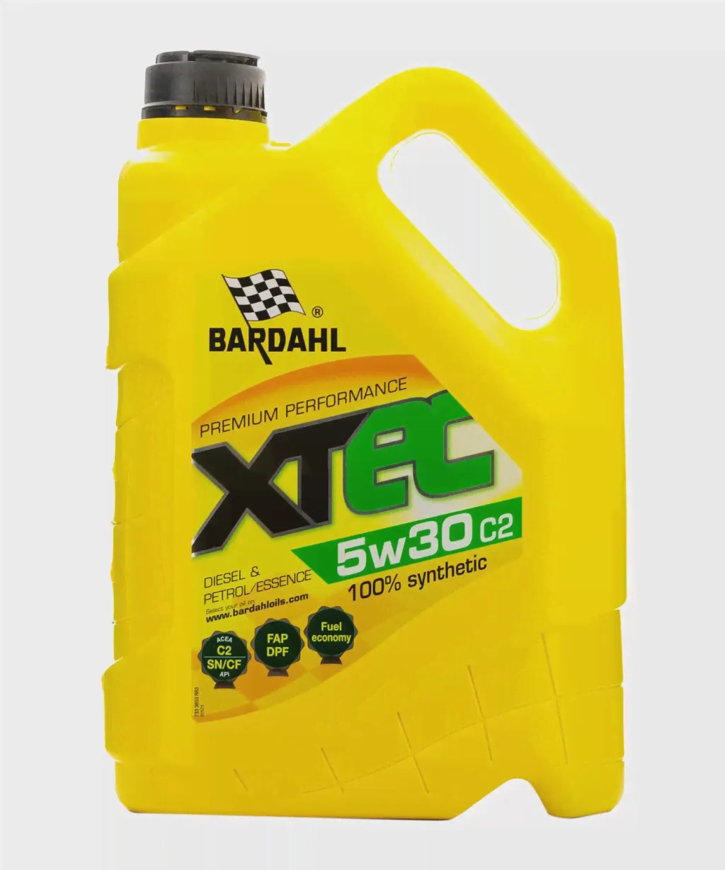 Моторное масло Bardahl XTEC C2 5W-30 синтетическое 5 л-0
