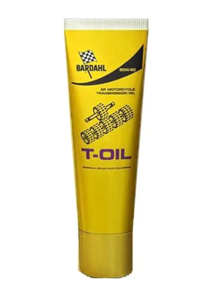 Трансмиссионные масла BARDAHL T-OIL EP Transmission Oil SAE 80W90 Lubrificante Ingranaggi Per Moto e Scooter 250 ml