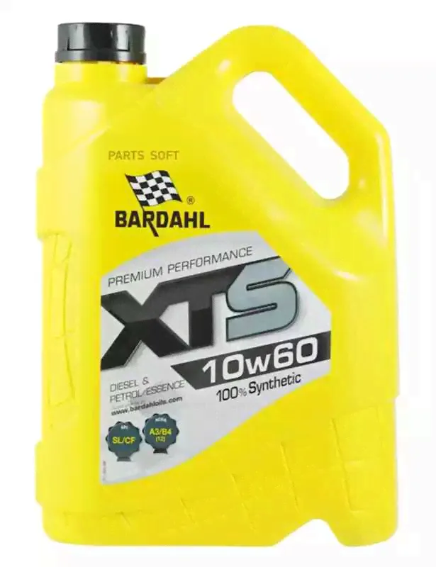 BARDAHL Масло моторное Bardahl XTS 10W-60 синтетическое 5 л 36253 BARDAHL 36253