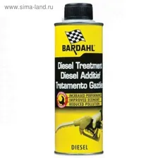 Присадка в дизельное топливо BARDAHL 3102 DIESEL TREATMENT, 300 мл